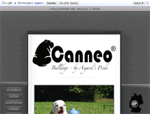 Tablet Screenshot of canneo-bulldogs.com
